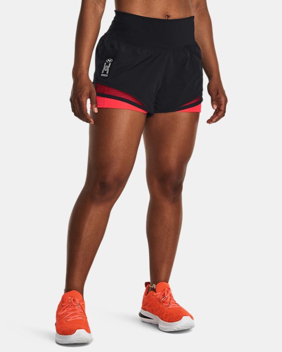 Women's UA Run Everywhere Shorts, Black, pdpMainDesktop image number 0
